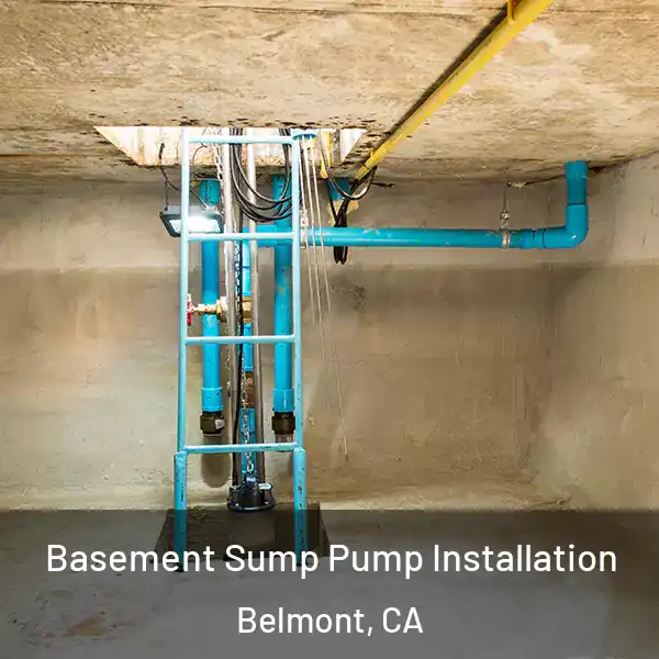  Basement Sump Pump Installation Belmont, CA