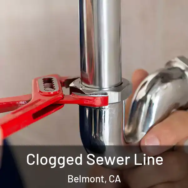  Clogged Sewer Line Belmont, CA