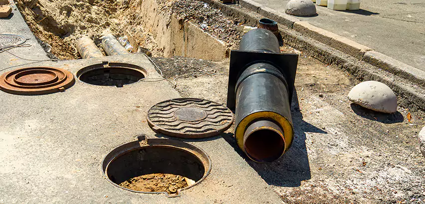 Lateral Sewer Line Replacement in Belmont