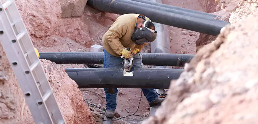 Cast Iron Sewer Pipe Replacement in Belmont