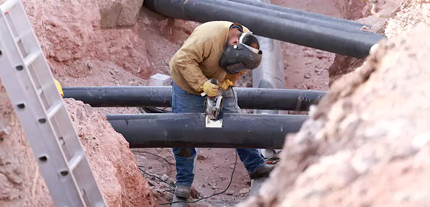 Water Line Replacement in Belmont