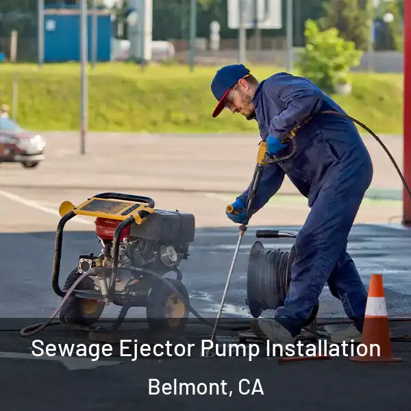  Sewage Ejector Pump Installation Belmont, CA
